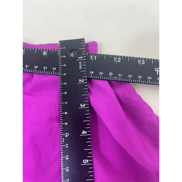 Women’s Running Athletic Shorts MOVING COMFORT Sz S Magenta pocket with liner - Picture 4 of 7